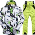 ski jacket and pants set - green