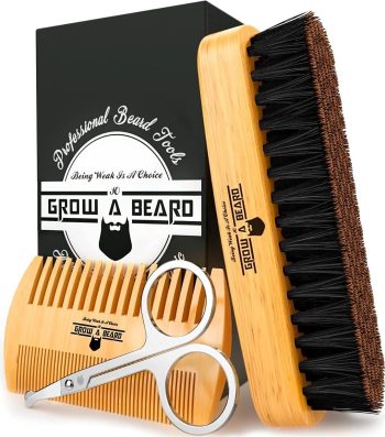beard brush set